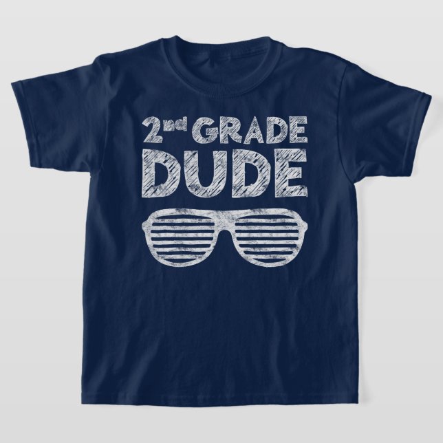Bruh We Back 2nd Grade Back to School Second Grade T Shirt (Laydown)