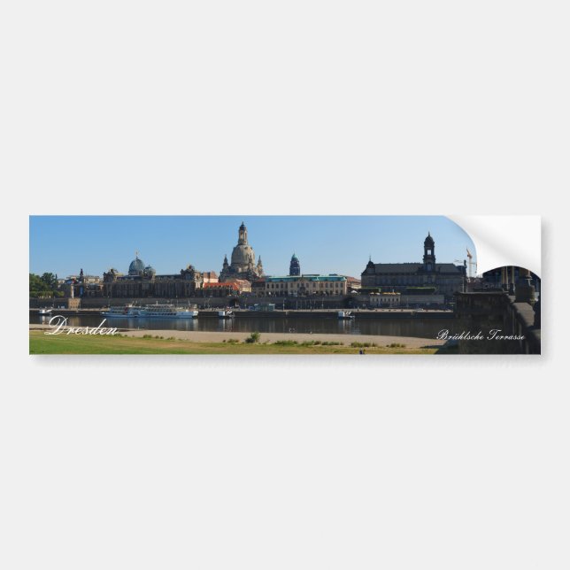 Brühlska terrassen i Dresden Bildekal (Framsidan)