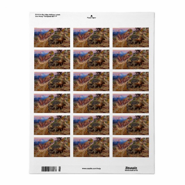 Bruin Not Bunny turade ledarna 1924 av Russell Adressetikett (Helt Ark)