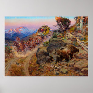 Bruin Not Bunny turade ledarna 1924 av Russell Poster