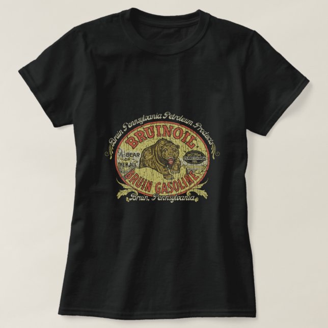 Bruin Pennsylvania Petroleum Products 1920 T-Shirt (Design framsida)