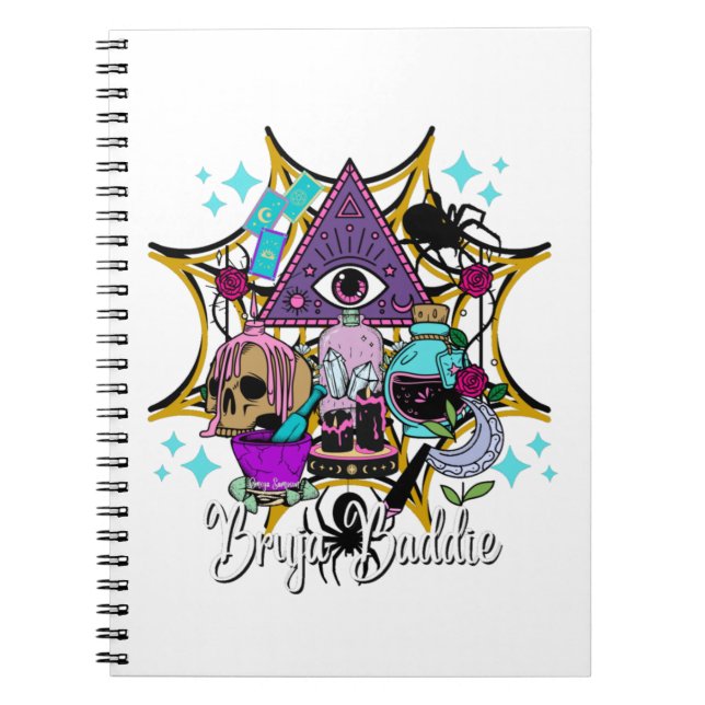 Bruja Baddie Anteckningsbok (Framsidan)