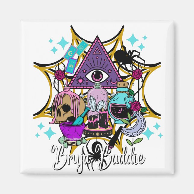 Bruja Baddie Magnet (Framsidan)