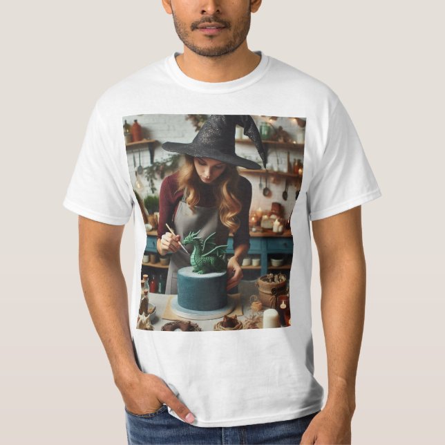 Bruja en la cocina t shirt (Framsida)