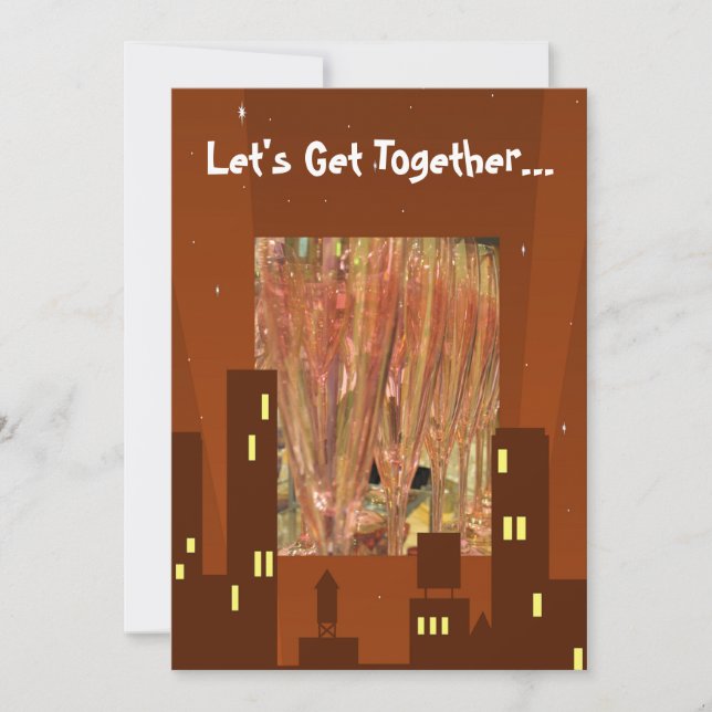 Bruksanvisning till Ljus Party Inbjudningar (Framsida)