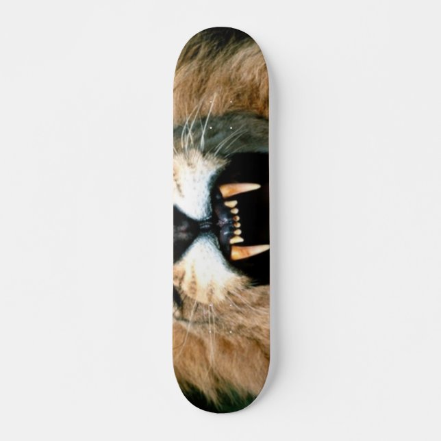 Brüllande Lejon Skateboard Bräda 20,5 Cm (Framsida)