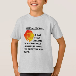 Brüllande Lejonhuvud T Shirt
