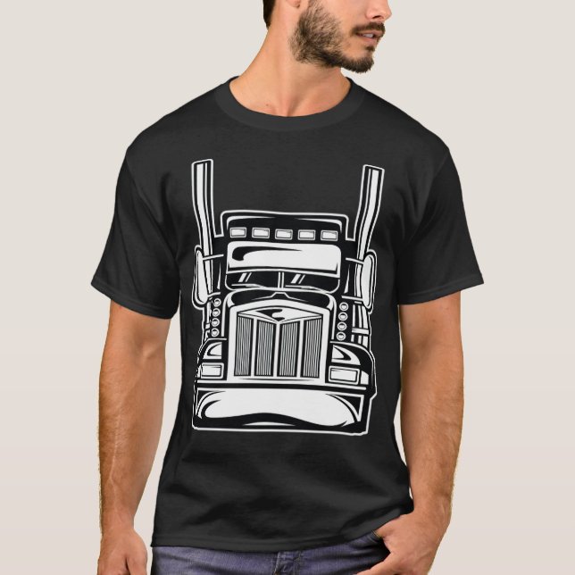 Brummi Autobahn Transport Gasoline geek freestyle  T Shirt (Framsida)