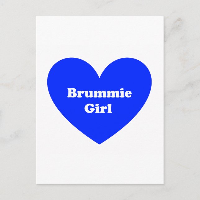 Brummie Girl Vykort (Framsida)