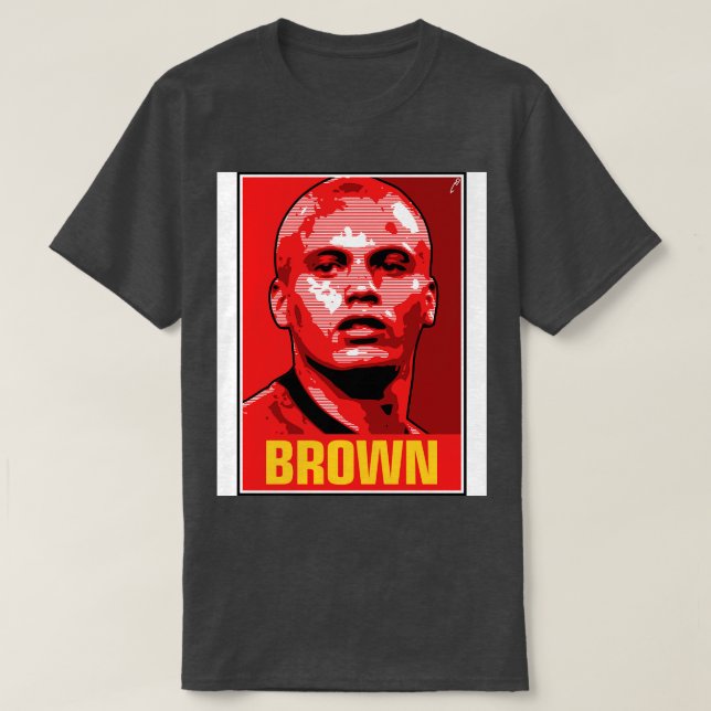 Brun 2 t shirt (Design framsida)