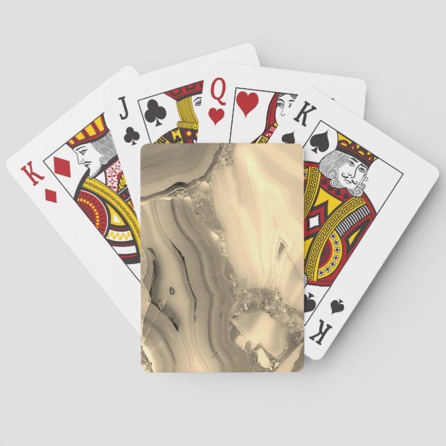 Brun Agat Casinokort (Baksidan)