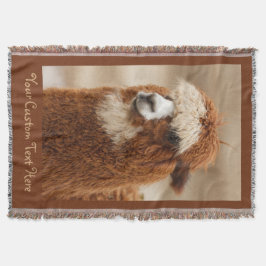 Brun Alaca-anpassningsbar-filt Filt