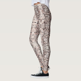 Brun Anaconda Leggings