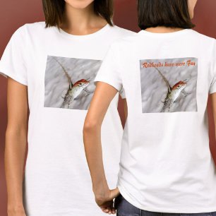 Brun Anole med ruvhuvud T Shirt