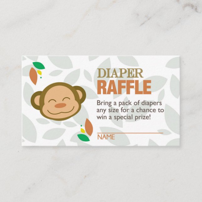 Brun apskrapa, raffle Biljett Tilläggskort (Framsida)