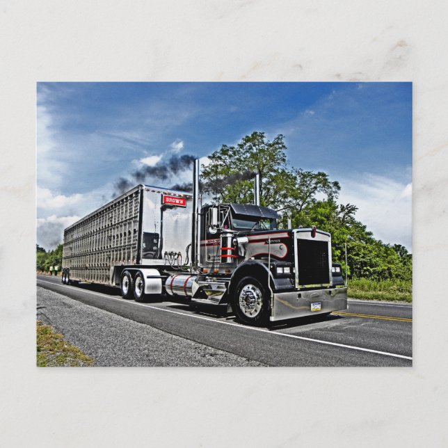 Brun B-vykort Vykort (Framsida)