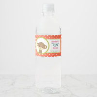 Brun Baby-apa med Nappar-babyskor