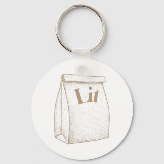 Brun Bag Lit 2024 Keychain Nyckelring
