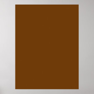 Brun bakgrund Färg Du kan anpassa Poster