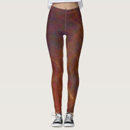 Brun baljväxter leggings
