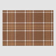 Brun Beige Rutig Rutmönster