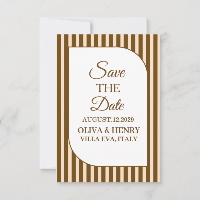 BRUN BEIGE STILREN ENKEL SCRIPT Spara DATUM  Meddelande (Framsida)