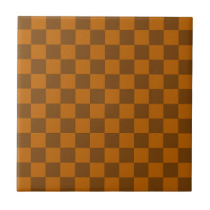 Brun Beige - utskrift av markerat block Kakelplatta