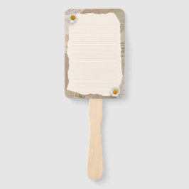 Brun Beige-Vintage, skrapbollinje