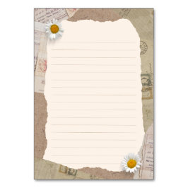 Brun Beige-Vintage, skrapbollinje Bordsnummer