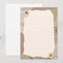 Brun Beige-Vintage, skrapbollinje