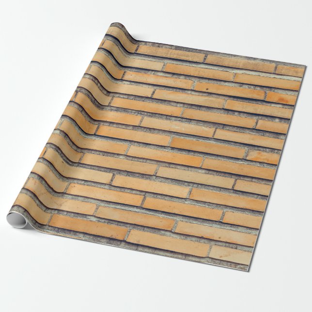 Brun beklädnadsvall presentpapper (Utrullad)