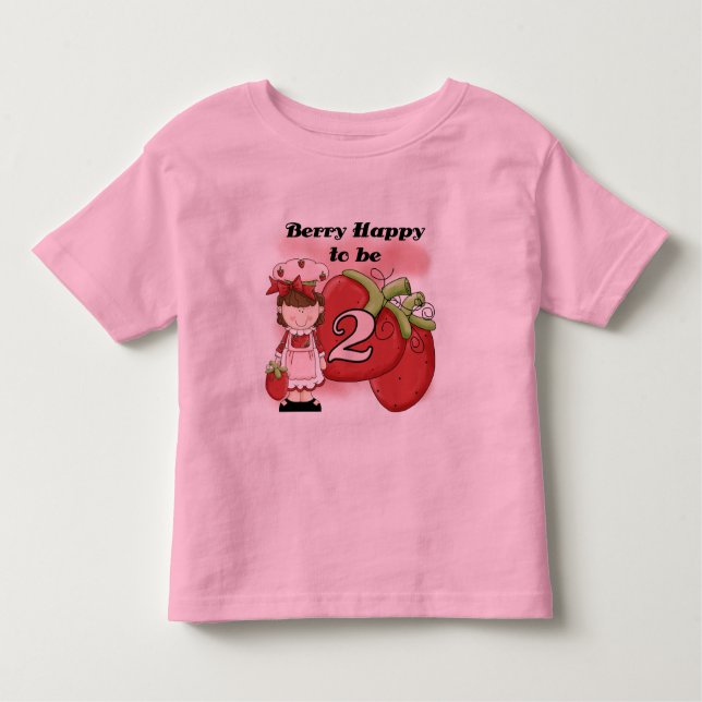 Brun berry 2:a födelsedag T-shirts och gåvor (Framsida)