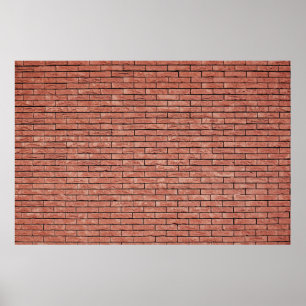 Brun betongtegel poster