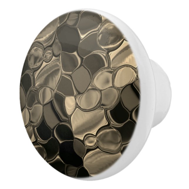 Brun biet, cirklar och rundade av former knopp (Höger)