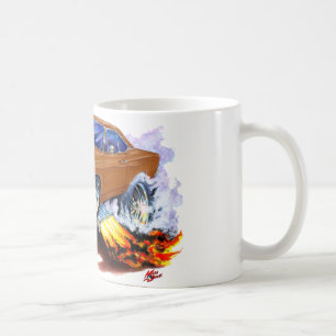 Brun bil 1968-69 för Roadrunner Kaffemugg