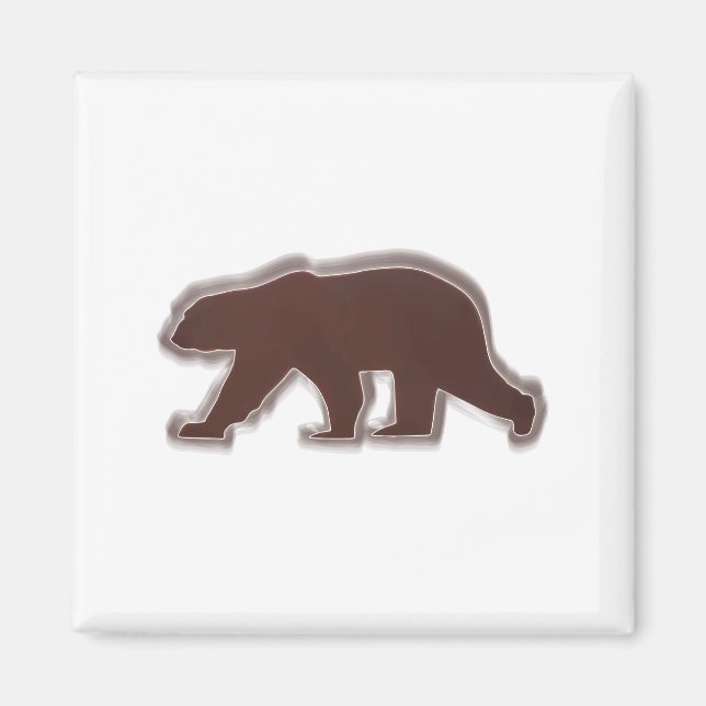 Brun björn magnet (Framsidan)
