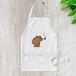 Brun björn med fallande höst Löv Cute Wildlife Förkläde<br><div class="desc">Ta med ett litet träskvätt till ditt kök eller utomhusgrillning med den här vackra plattan med en vit brunbjörn som tittar på en fallande höst löv. Perfekt för naturens älskare, djurlivets entusiaster, eller någon som gillar att laga mat eller arbeta, ger den här unika designen en lekfull och mysigt vib...</div>