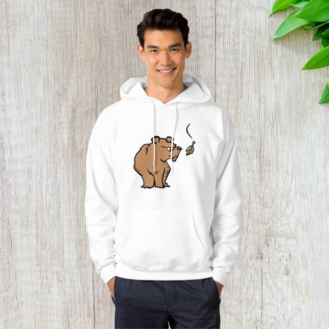 Brun björn med fallande höst Löv Cute Wildlife Hoodie (Skapare uppladdad)