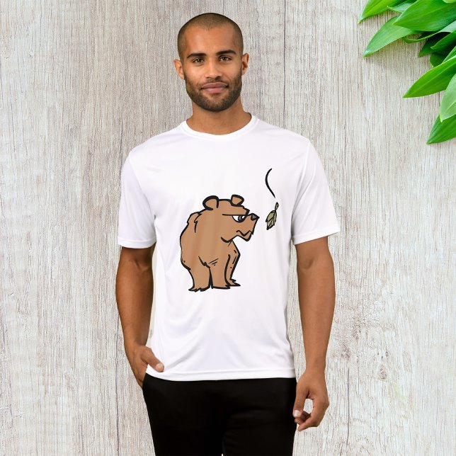 Brun björn med fallande höst Löv Cute Wildlife T Shirt (Skapare uppladdad)