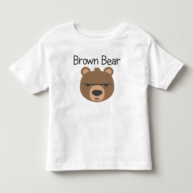 Brun björn t-shirt (Framsida)