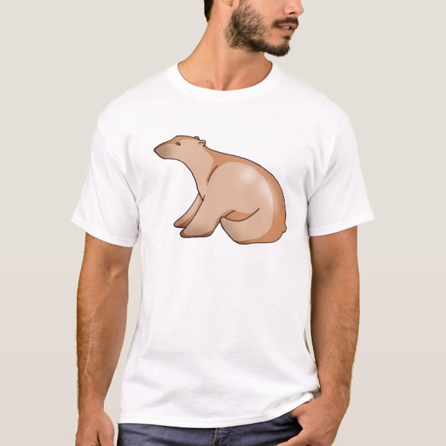 Brun björn tee (Framsida)