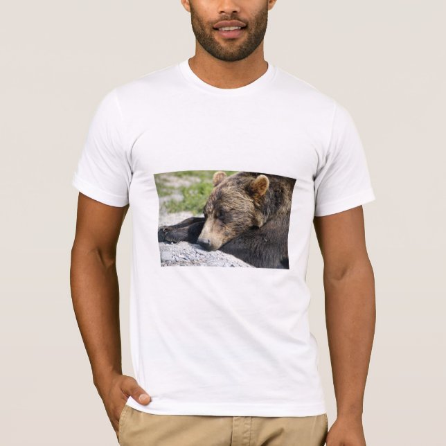 Brun björn tee (Framsida)