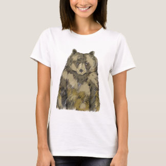 Brun björn tee shirt