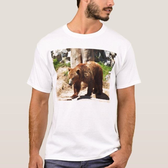 Brun björn tee shirt (Framsida)