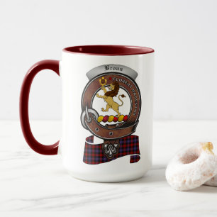 Brun/Broun Klan Badge Combo 15oz Mugg