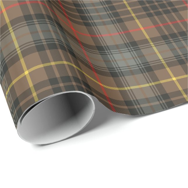 Brun Bruten Inpackningspapper Presentpapper (Rullad Hörn)