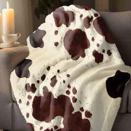 Brun cellutskrift filt