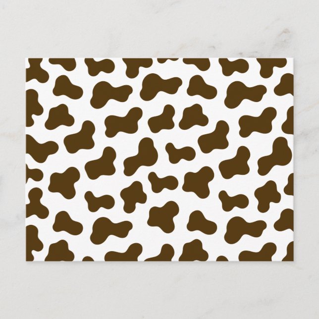 Brun cellutskrift helg vykort (Framsida)