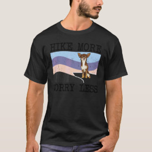 Brun Chihuahua Vandra Mer Oroa Mindre Grafisk Vand T Shirt