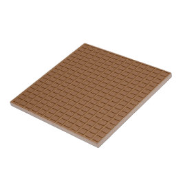 Brun chokladslab mönstrad kakelplatta
